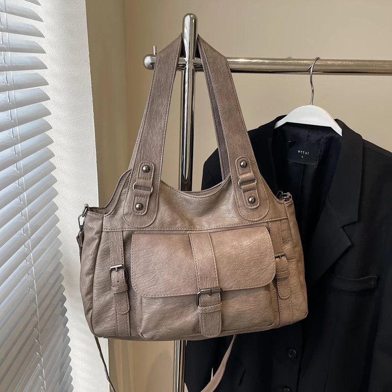 Make a statement with these luxurious handbags for women, crafted from leather and designed to be worn as shoulder bags. Elevate your style with these sac de luxe femme accessories, perfect for a chic and sophisticated look! -