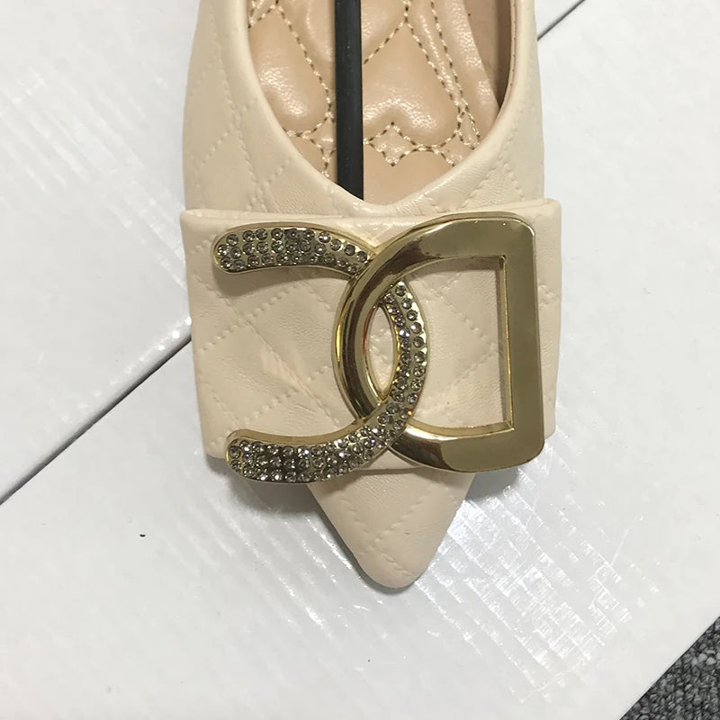 Pointed Flat Loafers -