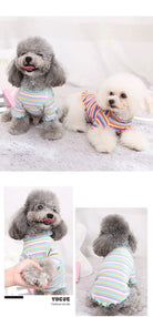 Dress your puppy in style with this cute and cozy vest T-shirt—perfect for keeping your furry friend comfortable and fashionable! -