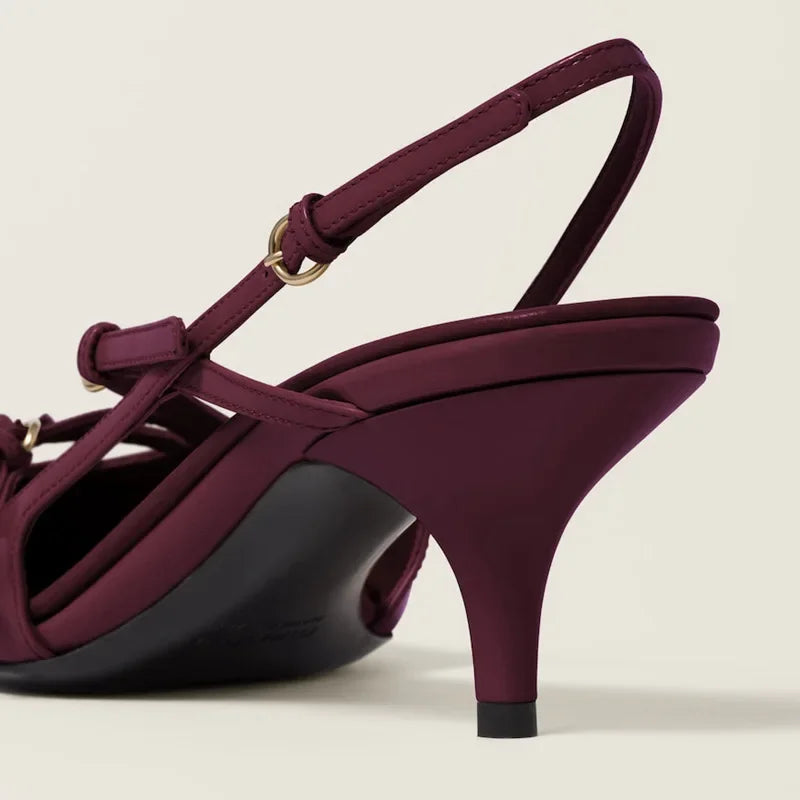 High Heels Pointed-toe Back Loop -