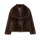 Fur Coat Plush Fluffy Women's -