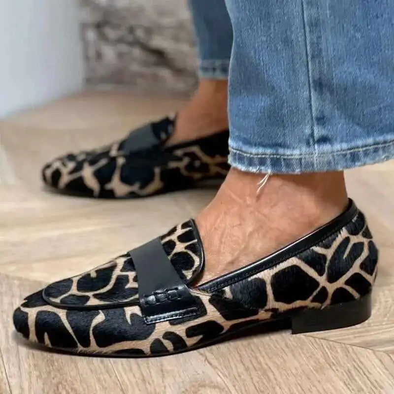 Stay both comfortable and stylish with these fashion flat heel loafers. Featuring a slip-on design, round toe, and boat shoe style, these casual shoes are perfect for women looking for both comfort and style in their footwear. -