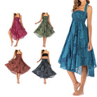 Bloom in style with this fashionable women's flower skirt—featuring an elastic waist for comfort and a beautiful flowy bottom, perfect for any outfit or costume! -