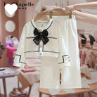 Girls Clothes Sets Spring Autumn Blouses Tops + Pants Outfits For Children Clothes Set Sweet Kids Clothing 4 6 9 T2Pcs -