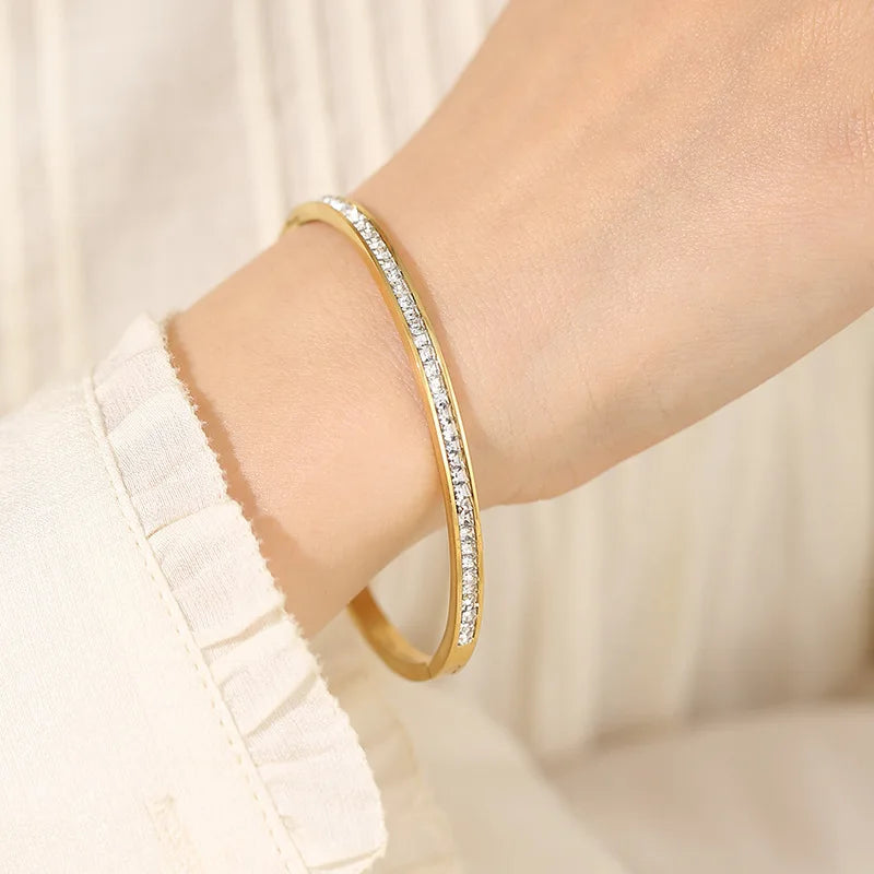 Luxury Brands Bracelets Stainless Steel Bracelet Jewellery Women -