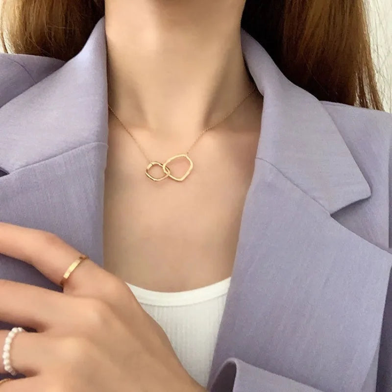 Two Round Shaped Necklaces -