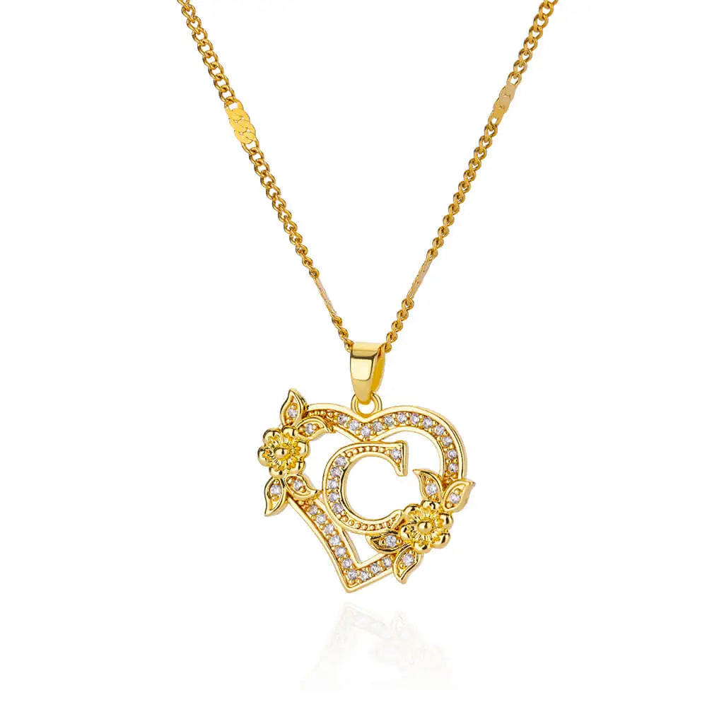 Initial Letter Necklaces -