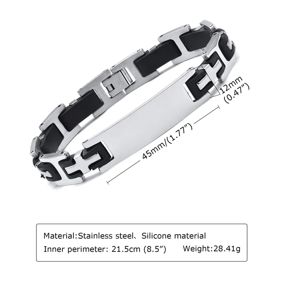 Christian Black Faith Cross Bracelets -