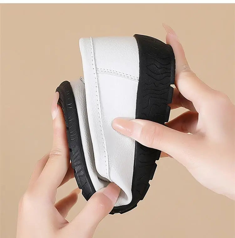 Genuine Leather Women Flats -
