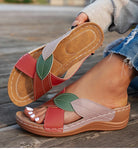 Women's Sandals 2025 Summer Shoes Woman Mix Color Heels Sandals Summer Women Slippers Elegant Heeled Footwear Chaussures Femme -
