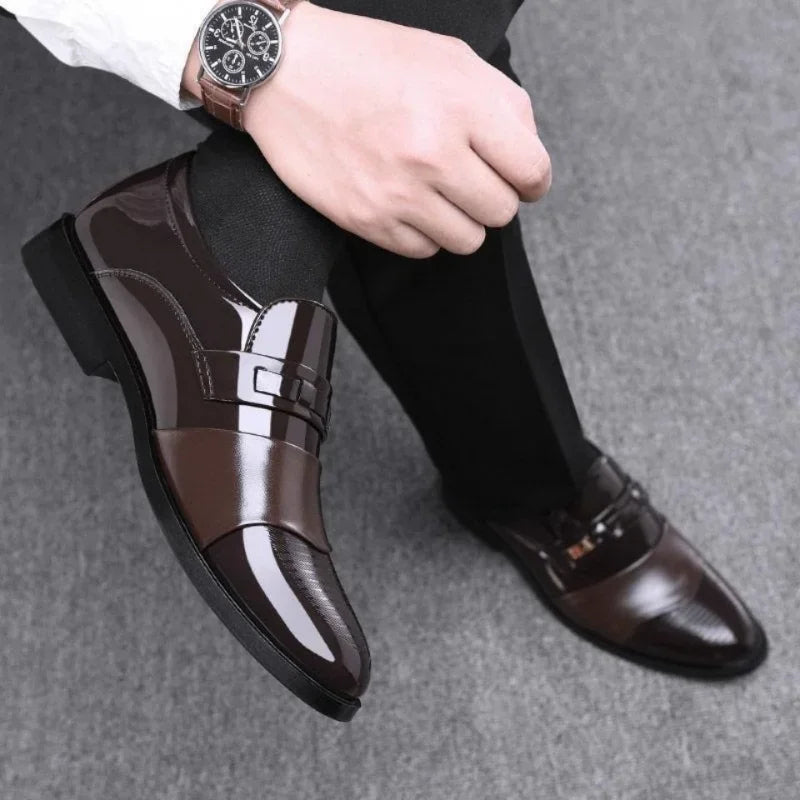 Step up your style with these luxury leather shoes for men—an elegant and premium choice for a sophisticated look! -