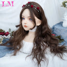 Elevate your style with this 38-inch long ombre brown, red, and blonde highlight straight lace front wig. Perfect for a chic and trendy look, this wig offers versatility and glamour for various occasions. -