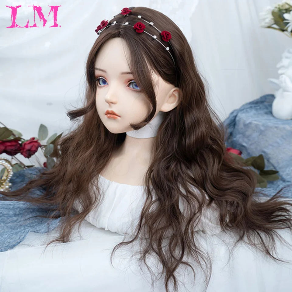 Elevate your style with this 38-inch long ombre brown, red, and blonde highlight straight lace front wig. Perfect for a chic and trendy look, this wig offers versatility and glamour for various occasions. -