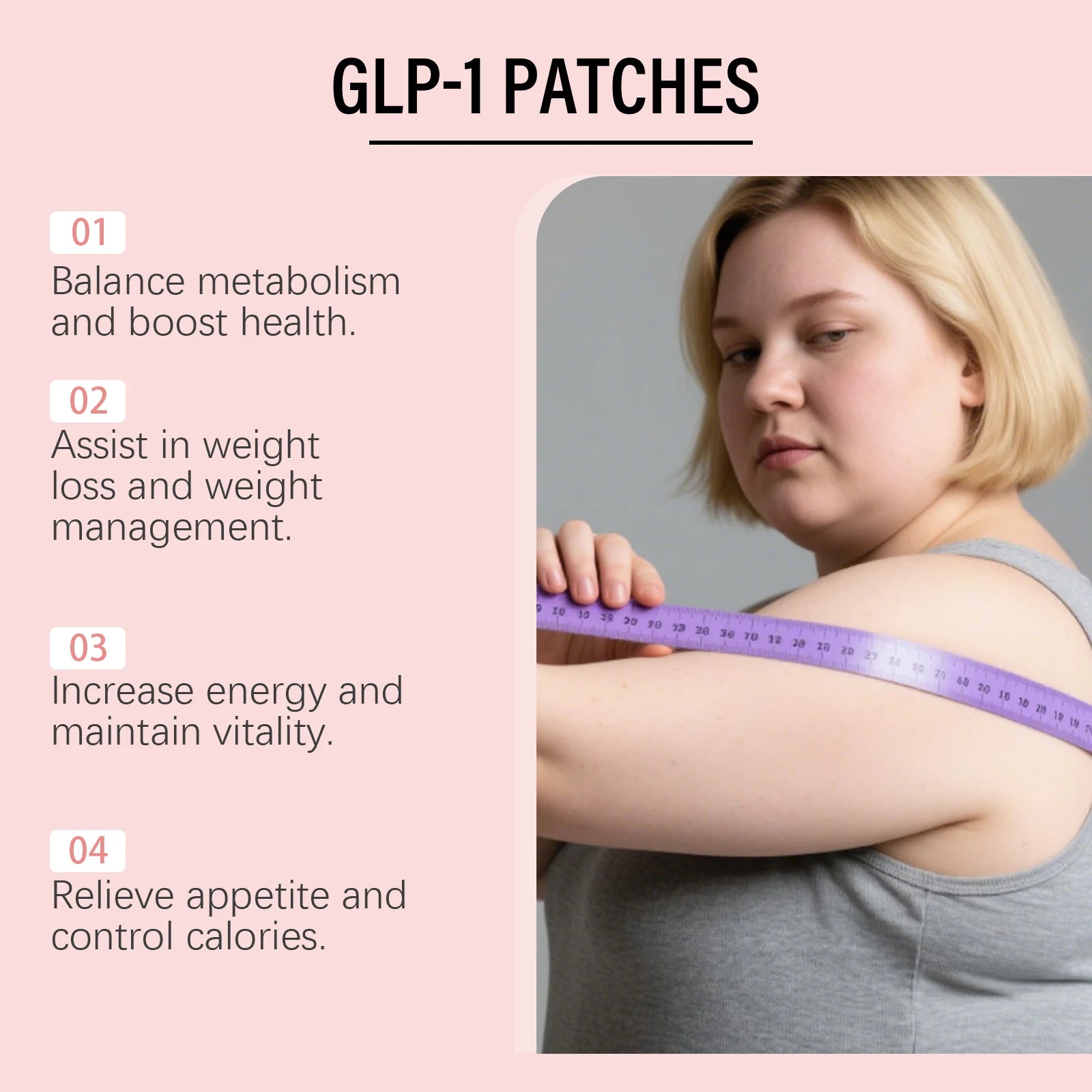 OceAura GLP-1 Patches for Weight Loss Sculpting Shaping Body Appetite Control -
