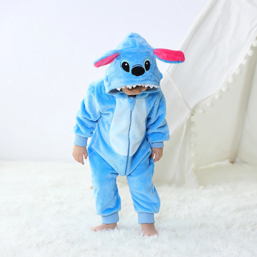 Dress your little one in these cute unisex infant pajamas featuring fun dinosaur and animal prints—perfect for cozy nights and playful days! -