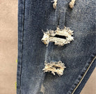 Cropped Jeans for Men Ripped -