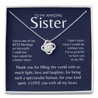 Make a thoughtful and stylish gift with this girl necklace, which comes with a message card and box. Perfect for showing someone special how much you care. -