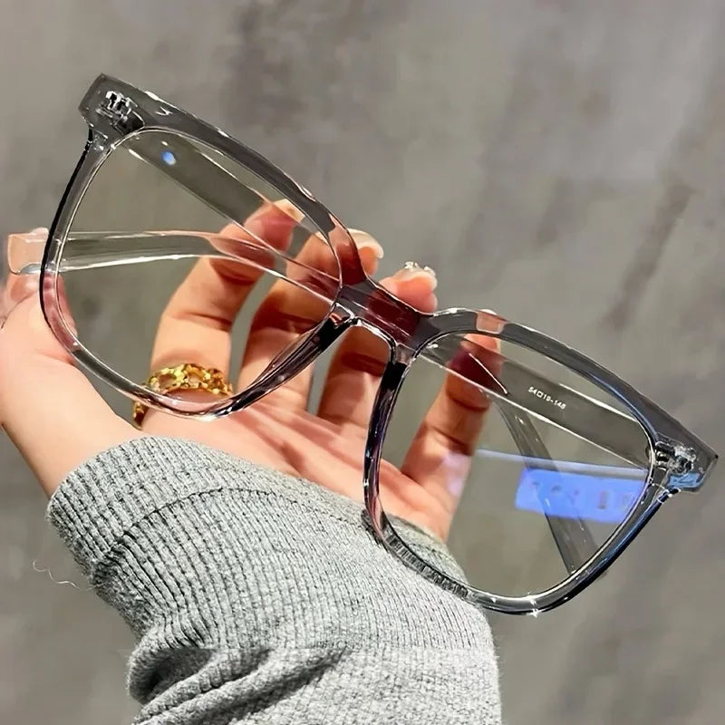 3pcs Unisex Square Frame Blue Light Blocking Glasses -