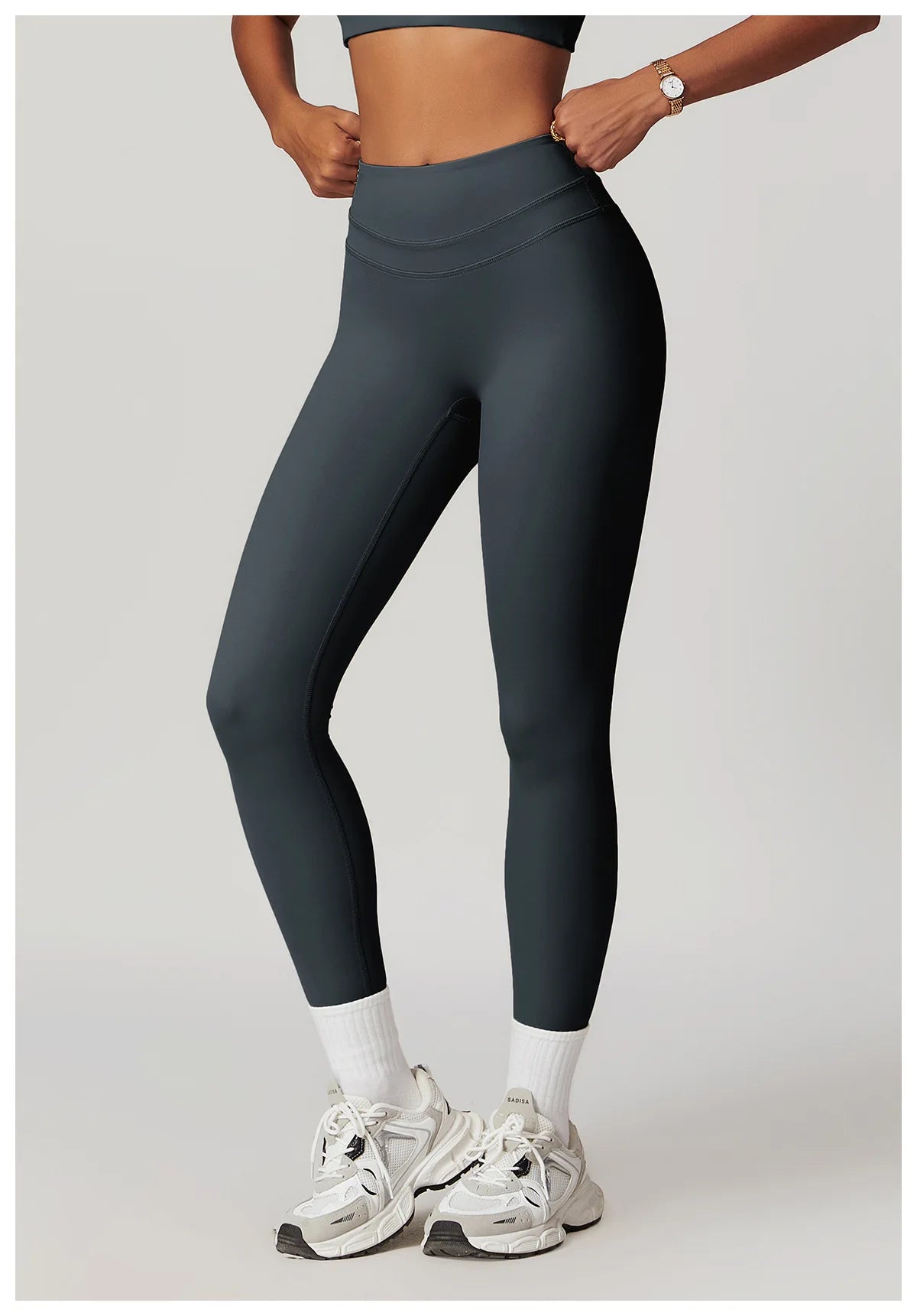 Yoga Leggings High Waist Sport Leggings Women's Running Workout Tights Gym Push Up Fitness Trousers -