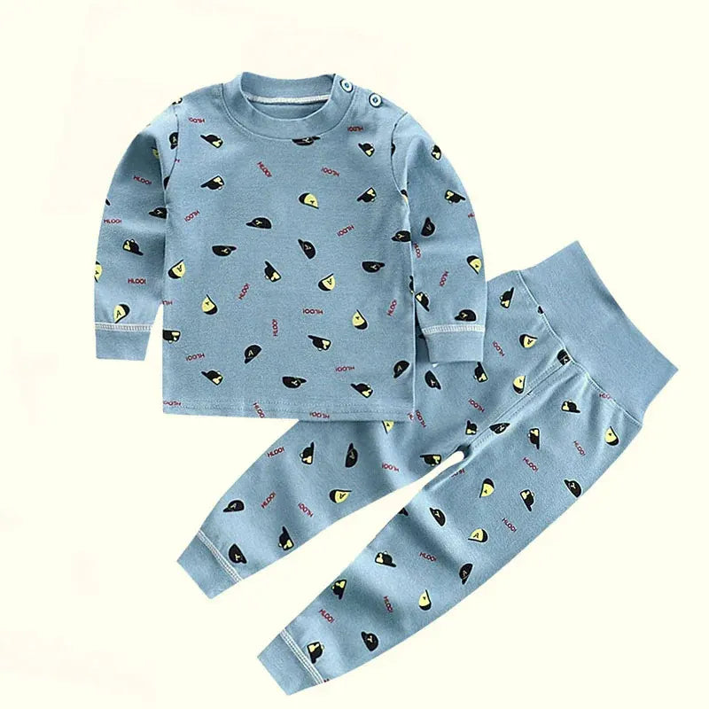Children Pajamas Set High Waist Set for 1-6 Years Old -