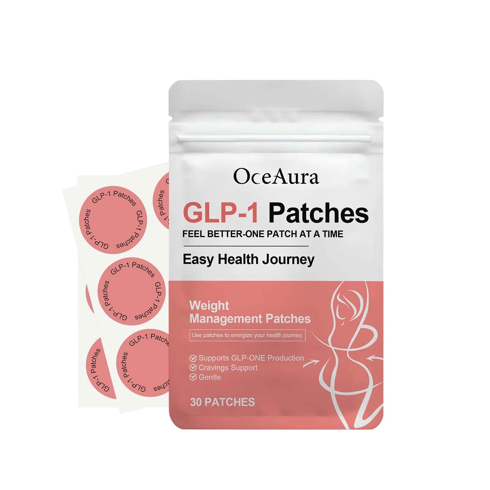 OceAura GLP-1 Patches for Weight Loss Sculpting Shaping Body Appetite Control -