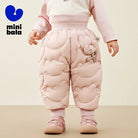 Keep your kids cozy and protected with these new style three-proof high-waisted warm down trousers—perfect for boys and girls on chilly days! -
