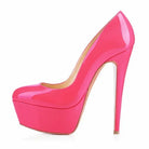 Women Pumps Stiletto Sexy Platform Round Toes 14cm Extremely Stripper Pole Dance High Heels Party Dress Wedding Shoes Large Size -