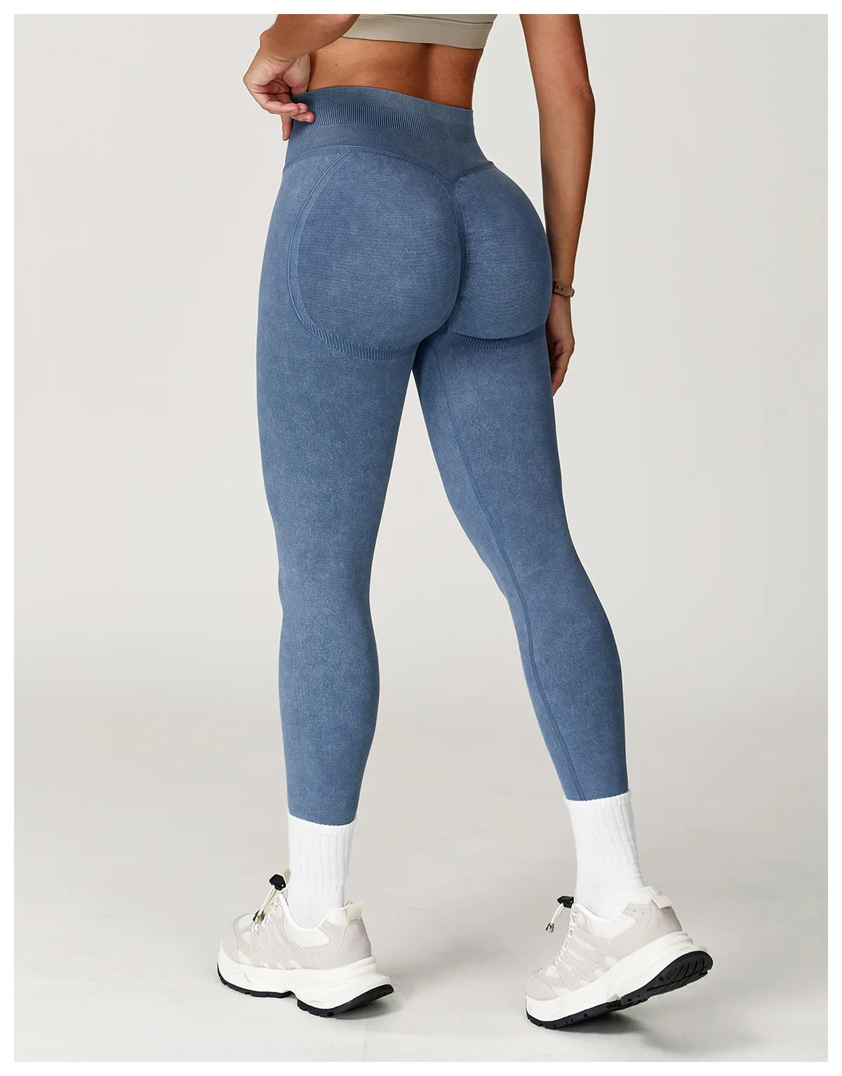 Yoga Pants Impact Leggings Women SeamlessStay comfortable and supported during workouts with these seamless high-waist ribbed yoga leggings for women—perfect for the gym and everyday activewear! -