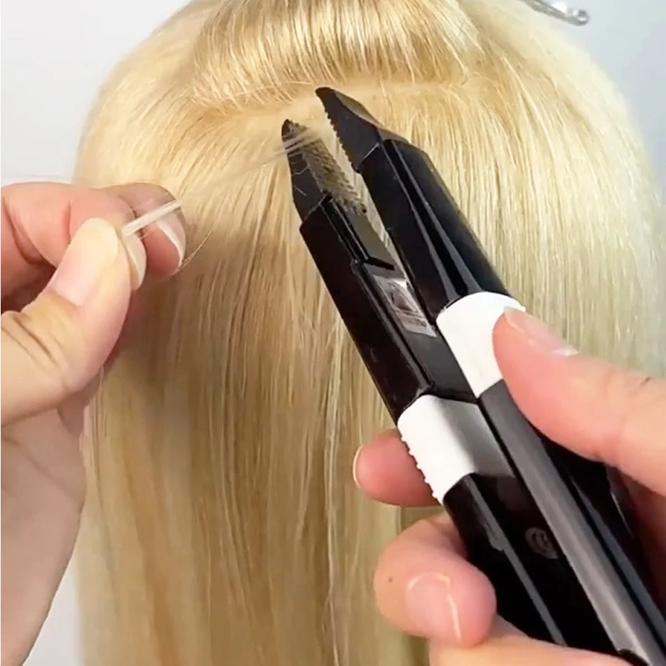 V-Light Technology Hair Extension Machine white Hair Extension Tools Kit Set with V light Hair extension glue -