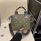 Elevate your style with these luxury designer shoulder crossbody bags for women. Featuring a quilted padded design from a top designer brand, these handbags are perfect for adding a touch of elegance to any outfit. -