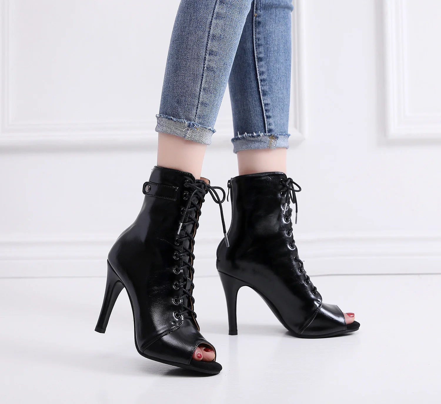 Women's 2020 Brand Party Boots Women's Sexy stilettos High Heels Footwear Women Latin dance heels shoes Latin 2020 For Ballroom -