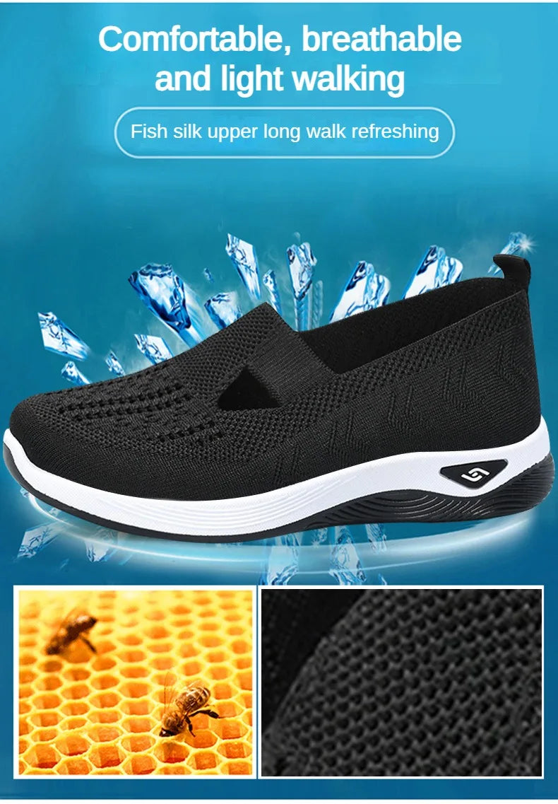 Women's Shoes Summer 2025 Casual Sneakers Breathable Slip On Walking Shoes Lightweight Outdoor Flat Sports Free Shipping -