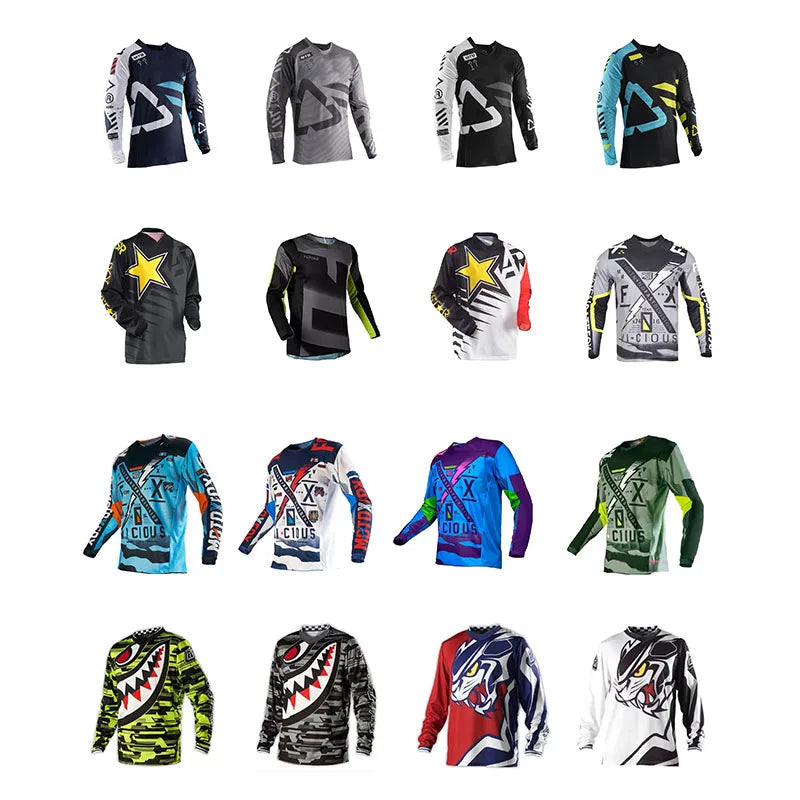 Bike Jersey T-Shirt For Motocross Unisex Bike Road Bicycle Motorcycle BMX ATV MTB Enduro -