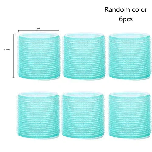 Hair Rollers Self Grip Hook Hair Curlers Heatless Roller Salon Dressing Curlers Jumbo Size Sticky Hair Styling Tools -