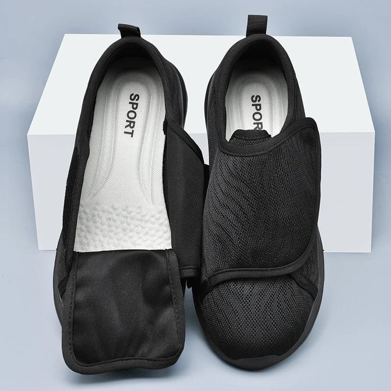 Diabetic Shoes Medical For Man Ladies Wide Fat Foot Swollen Feet Shoes Hallux Valgus Bunion Orthopedics Thumb Eversion -