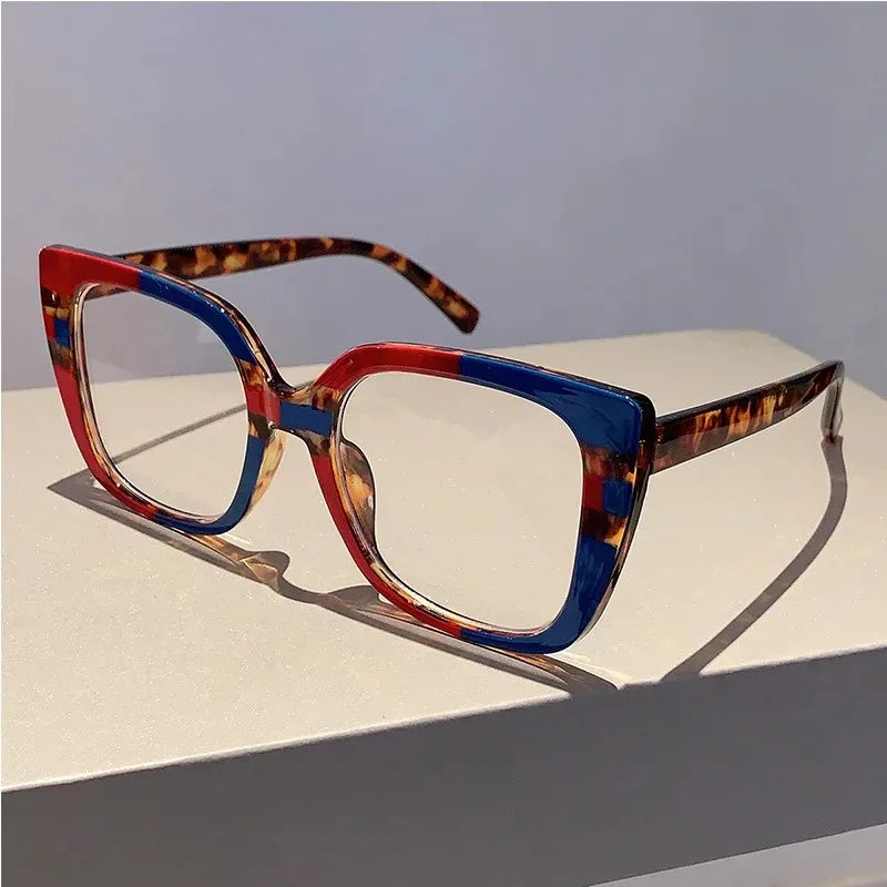 Vintage Anti Blue Light Optical Cat Eye Sexy Ladies Glasses Women Luxury Brand Designer Trend Myopia Prescription Eyewear Frame -