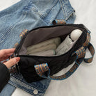 Elevate your style with these luxury designer shoulder crossbody bags for women. Featuring a quilted padded design from a top designer brand, these handbags are perfect for adding a touch of elegance to any outfit. -