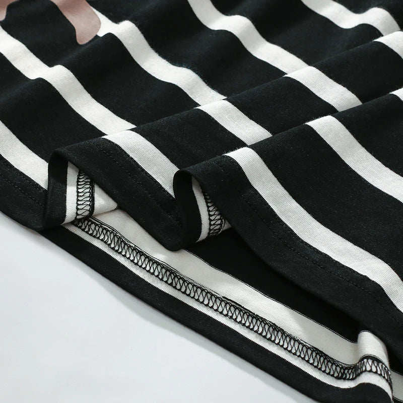 Kids Clothes Children's Clothing Baby Girls 2025 Autumn Spring Cotton Long Sleeves Striped Cartoon Dogs Dresses -