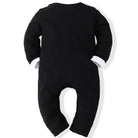 Dress your little gentleman in style with this cotton formal romper—perfect for baby boys who love to look sharp and charming! -