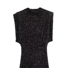Mini Dress for Women Elegant O-Neck Fly Sleeve -