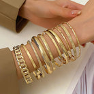 Gold Bracelets Set for Women -