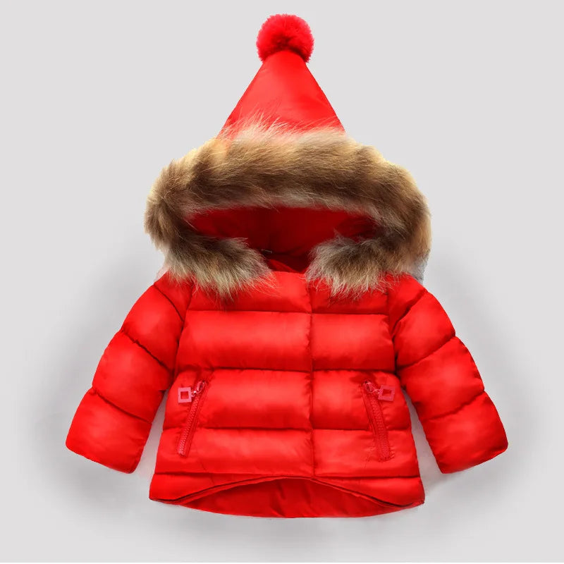 Keep your little one snug and stylish this winter with our new warm down jacket—perfect for baby girls and boys! -