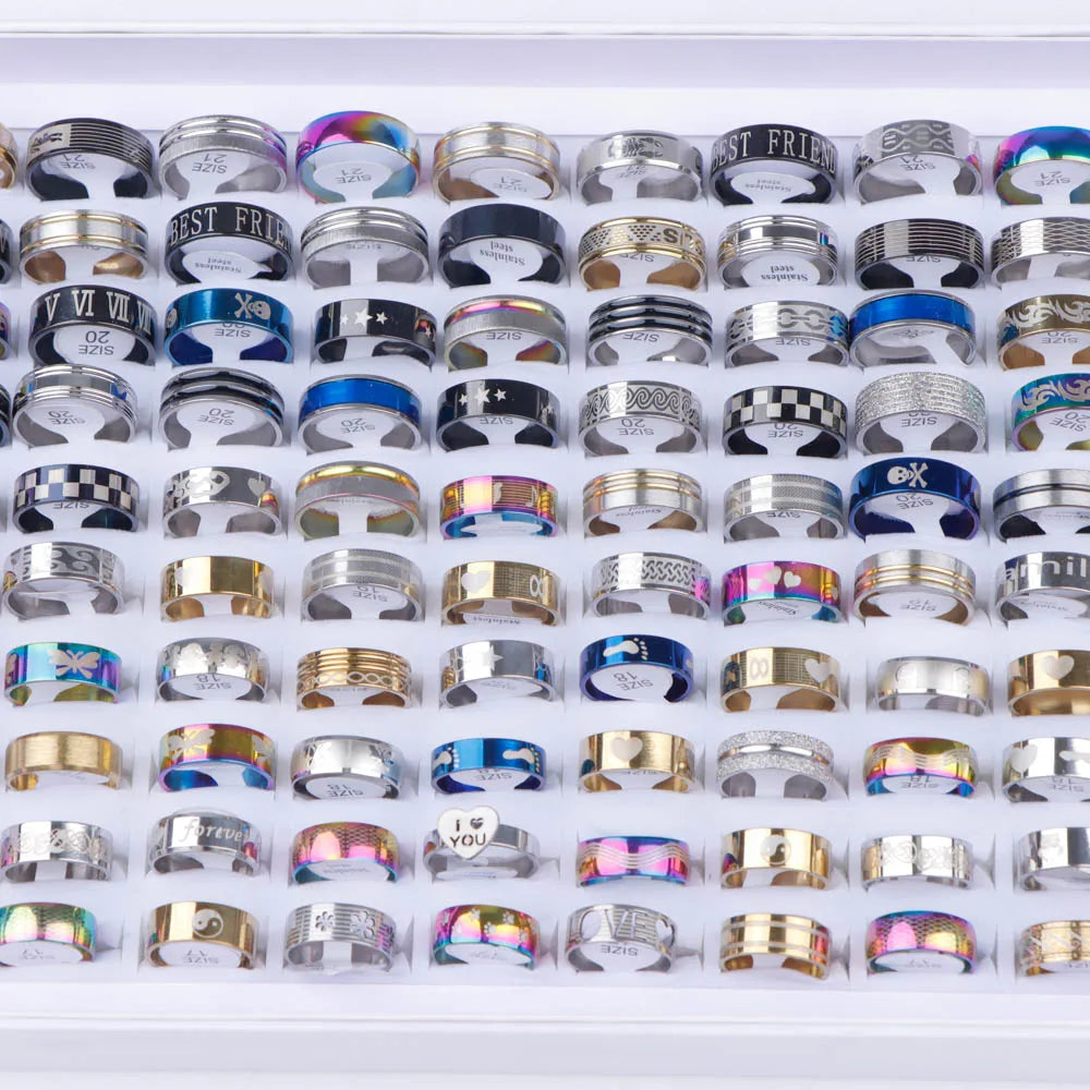 10/20/30/50Pcs Classic Rings -