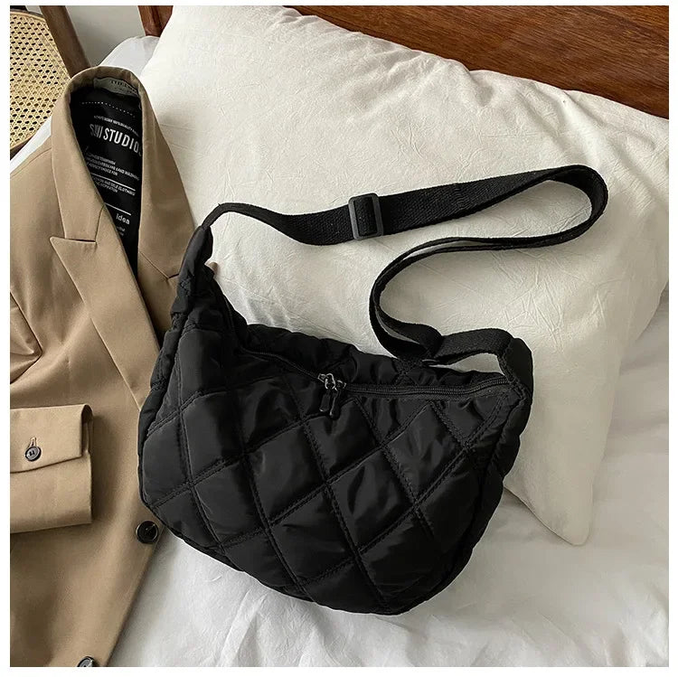 Carry your essentials in style with these embroidery crossbody bags Featuring a large capacity and a shoulder strap, these handbags are both fashionable and functional—an ideal accessory for any outfit. -