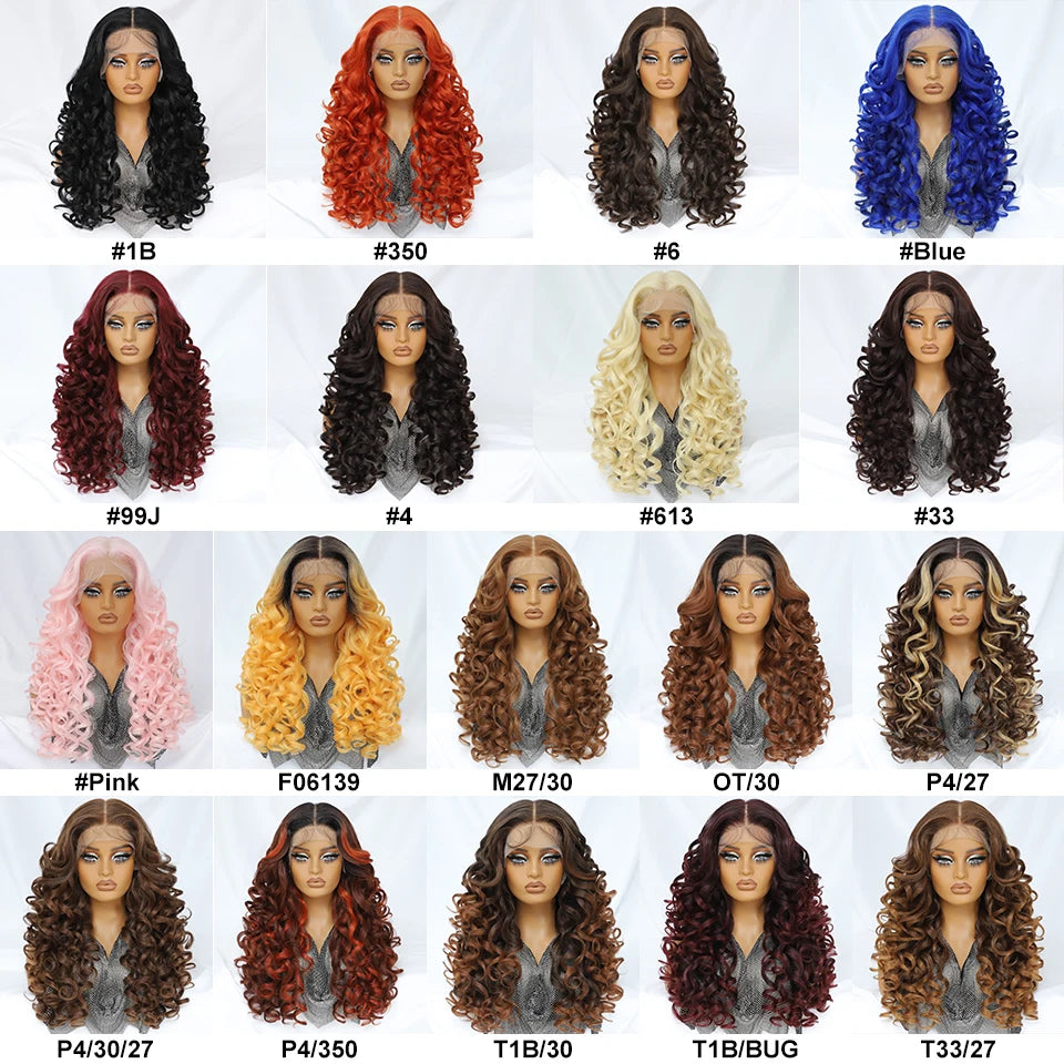 Achieve a stunning look with this Latisha curly 13x6 lace frontal wig. Featuring pre-plucked hairline and baby hair, this wig offers a natural and stylish appearance for a flawless finish. -