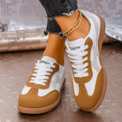 2025 Spring New Lace Up Women's Sports Shoes Plus Size Woman Sneakers Mixed Colors Female Fashion Versatile Flat Casual Sneaker -