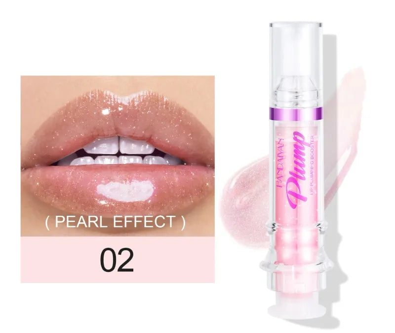 Lip Plumping Booster Lasting Sexy Plumper Glitter Red Nude Lipstick Liquid Waterproof Moisturize Oil Lipgloss Makeup Lip Care -
