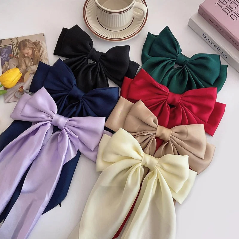 Bow Ribbon Hair Clip for Girls -
