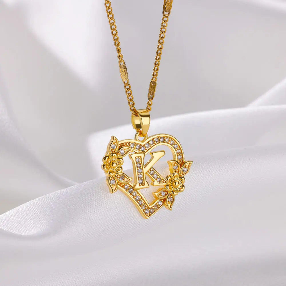 Initial Letter Necklaces -