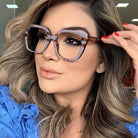 Vintage Anti Blue Light Optical Cat Eye Sexy Ladies Glasses Women Luxury Brand Designer Trend Myopia Prescription Eyewear Frame -